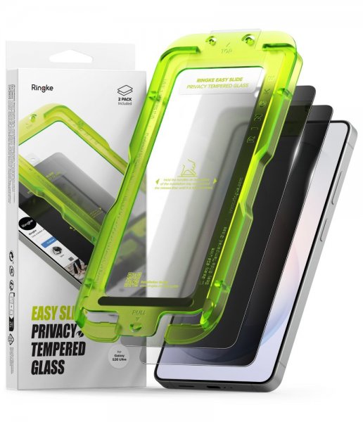 Ringke Samsung Galaxy S26 Ultra Skærmbeskyttelse Easy Slide Privacy 2-pak