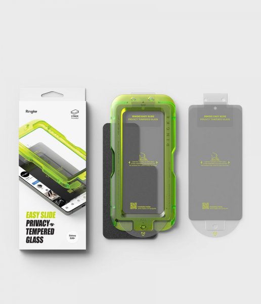Ringke Samsung Galaxy S26 Plus Skærmbeskyttelse Easy Slide Privacy 2-pak