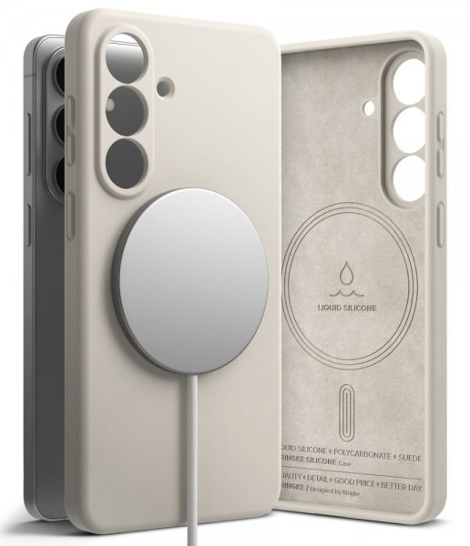 Ringke Samsung Galaxy S26 Cover Silikone Magnetic Beige