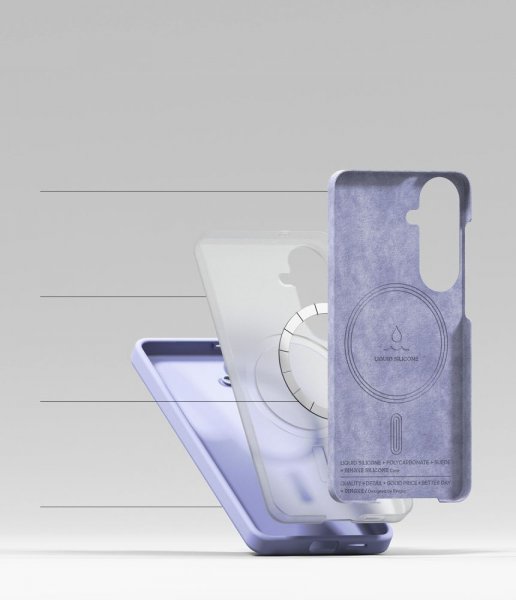 Ringke Samsung Galaxy S26 Cover Silikone Magnetic Lilla