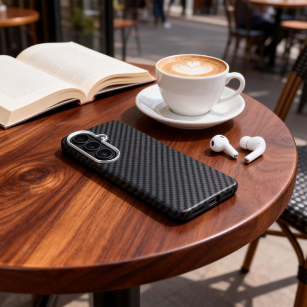 Tech-Protect Samsung Galaxy S26 Cover Ion Carbon MagSafe Sort