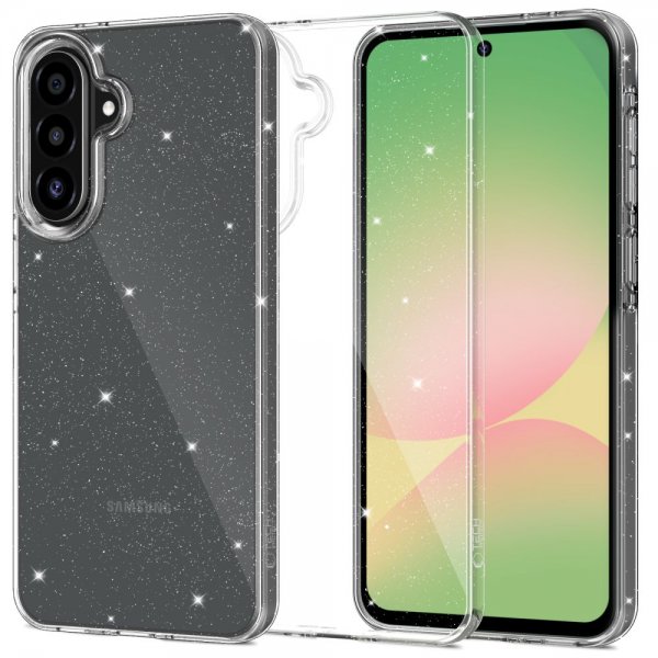 Tech-Protect Samsung Galaxy A36/Galaxy A37 Cover FlexAir Transparent Glitter