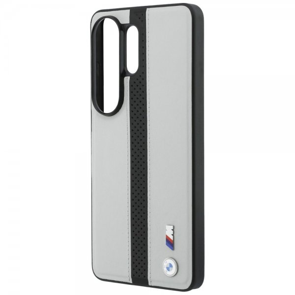 BMW Samsung Galaxy S26 Ultra Cover Perforated Stripe MagSafe Grå Sort