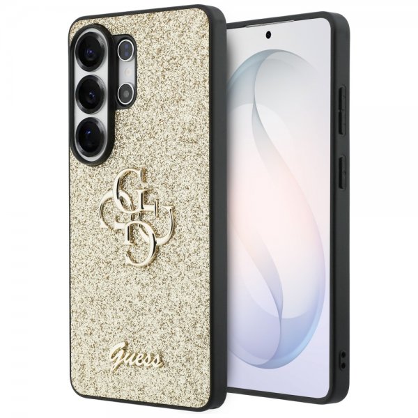 Guess Samsung Galaxy S26 Ultra Cover Fixed Glitter Guld