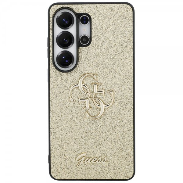 Guess Samsung Galaxy S26 Ultra Cover Fixed Glitter Guld
