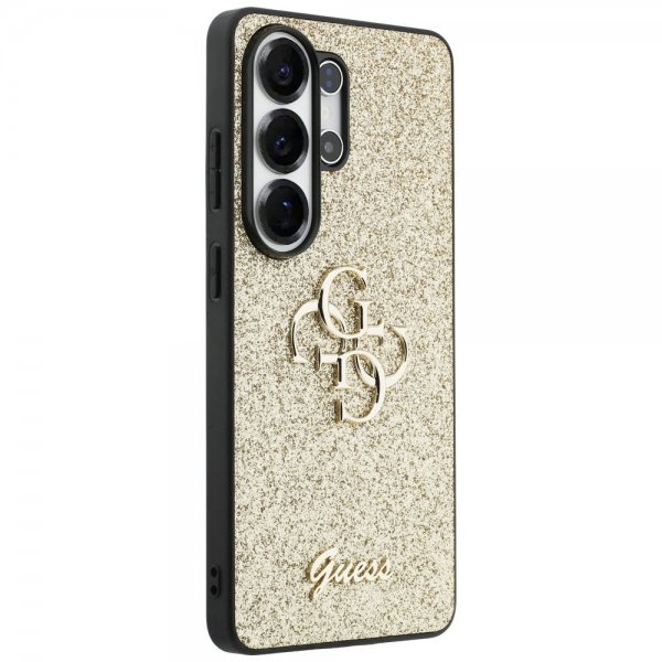 Guess Samsung Galaxy S26 Ultra Cover Fixed Glitter Guld