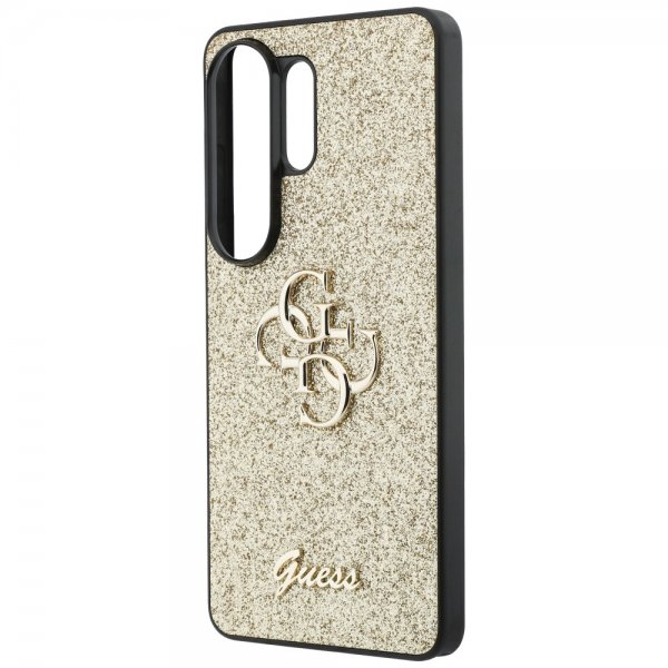 Guess Samsung Galaxy S26 Ultra Cover Fixed Glitter Guld