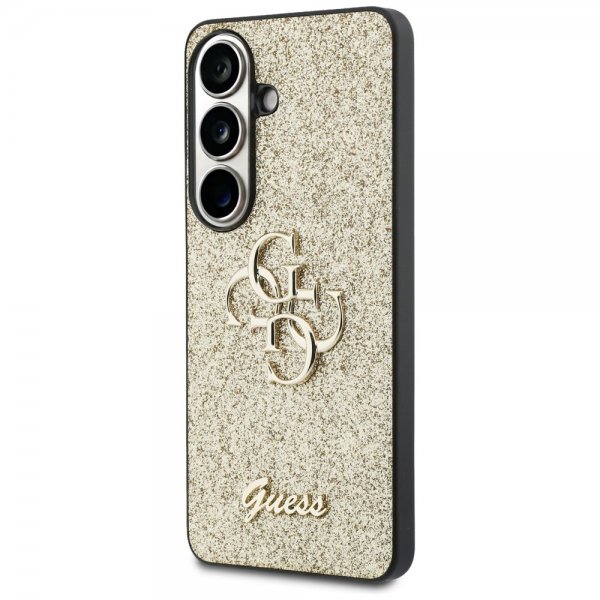 Guess Samsung Galaxy S26 Cover Fixed Glitter Guld