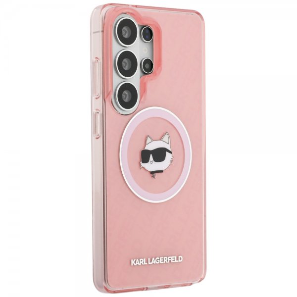 Karl Lagerfeld Samsung Galaxy S26 Ultra Cover Choupette MagSafe Rosa