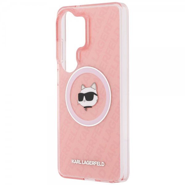 Karl Lagerfeld Samsung Galaxy S26 Ultra Cover Choupette MagSafe Rosa