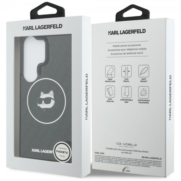 Karl Lagerfeld Samsung Galaxy S26 Ultra Cover Choupette MagSafe Sort