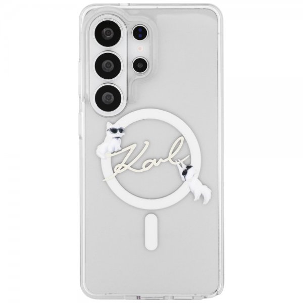 Karl Lagerfeld Samsung Galaxy S26 Ultra Cover Script MagSafe Transparent
