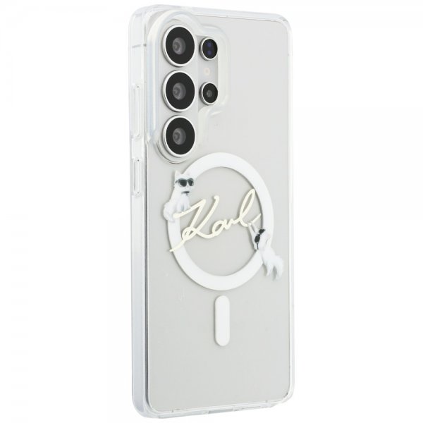 Karl Lagerfeld Samsung Galaxy S26 Ultra Cover Script MagSafe Transparent