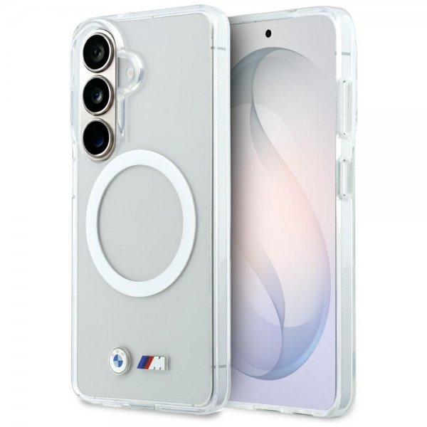 BMW Samsung Galaxy S26 Cover Metal Logo MagSafe Transparent