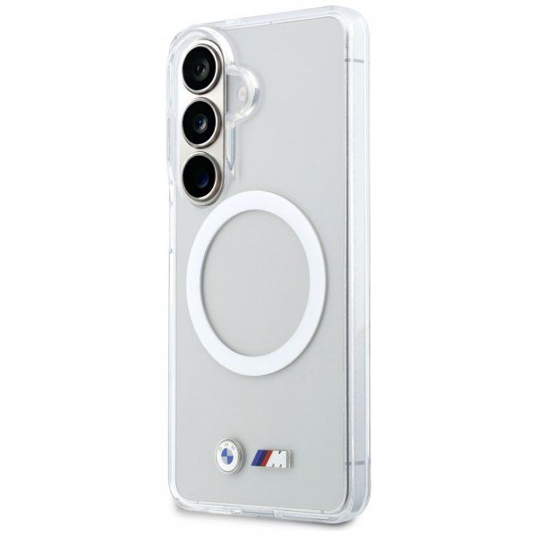 BMW Samsung Galaxy S26 Cover Metal Logo MagSafe Transparent