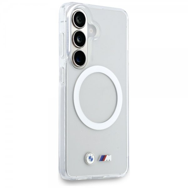 BMW Samsung Galaxy S26 Cover Metal Logo MagSafe Transparent