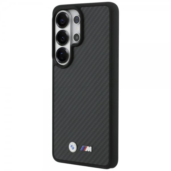 BMW Samsung Galaxy S26 Ultra Cover Kevlar MagSafe M Logo Sort