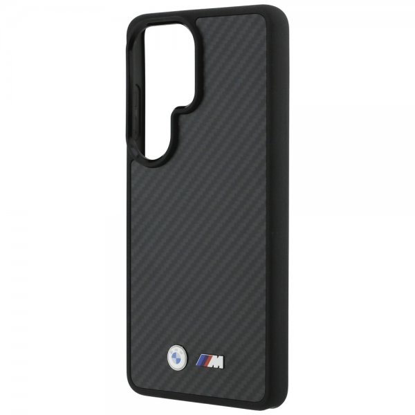 BMW Samsung Galaxy S26 Ultra Cover Kevlar MagSafe M Logo Sort