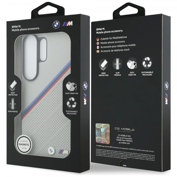 BMW Samsung Galaxy S26 Ultra Cover Tricolor MagSafe Grå