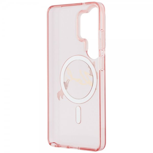 Karl Lagerfeld Samsung Galaxy S26 Ultra Cover Script MagSafe Pink