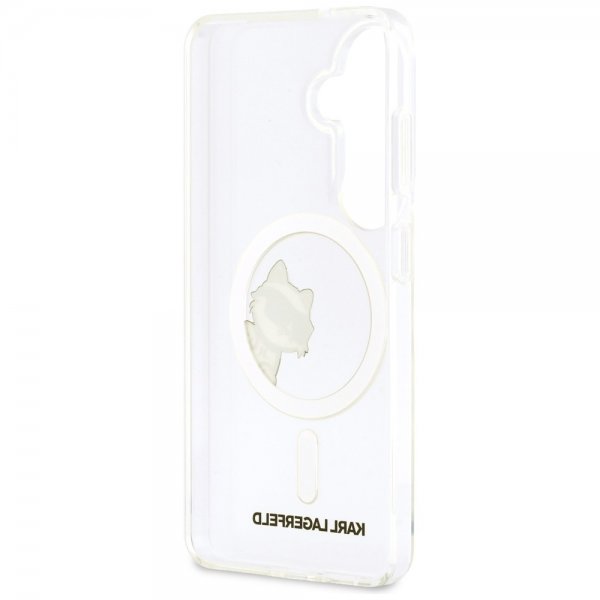 Karl Lagerfeld Samsung Galaxy S26 Plus Cover Choupette Peekaboo MagSafe Transparent