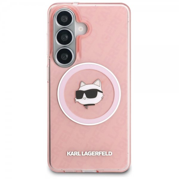 Karl Lagerfeld Samsung Galaxy S26 Plus Cover Choupette MagSafe Rosa