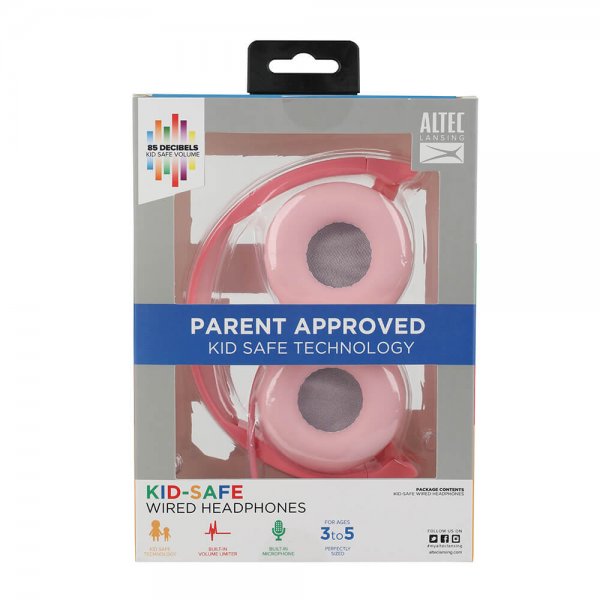 Altec Lansing Hovedtelefoner Børn Kablet On-Ear Pink