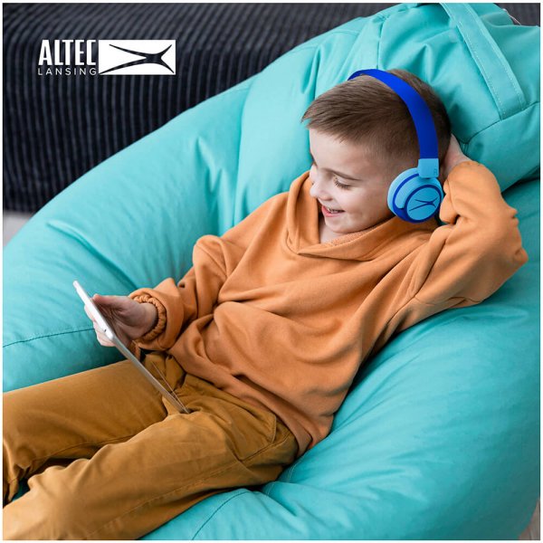 Altec Lansing Hovedtelefoner Børn Trådløse 2i1 On-Ear Blå