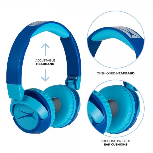 Altec Lansing Hovedtelefoner Børn Trådløse 2i1 On-Ear Blå
