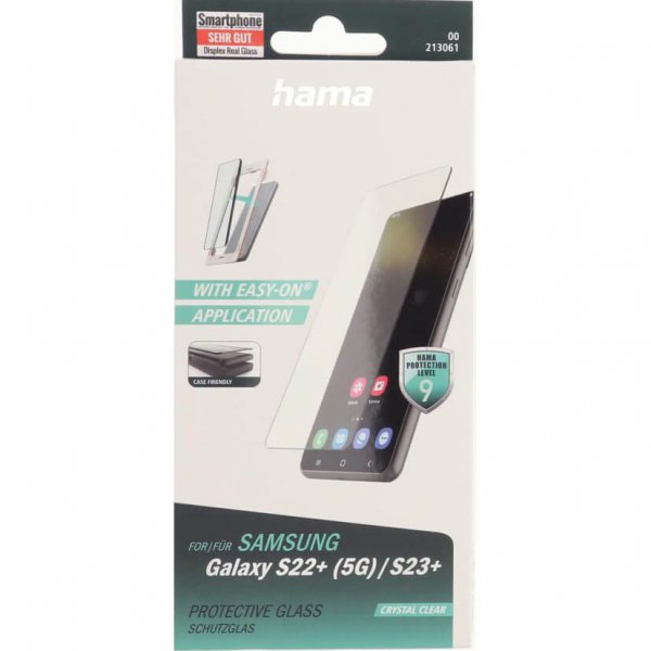 Hama Samsung Galaxy S22 Plus/Galaxy S23 Plus Skærmbeskyttelse Beskyttelsesglas
