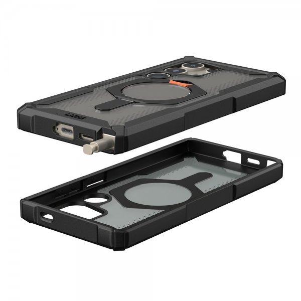 Urban Armor Gear (UAG) Samsung Galaxy S24 Ultra Cover Plasma XTE MagSafe Sort Orange
