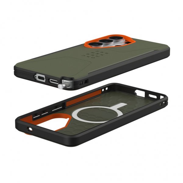 Urban Armor Gear (UAG) Samsung Galaxy S26 Ultra Cover Civilian MagSafe Olive/Orange