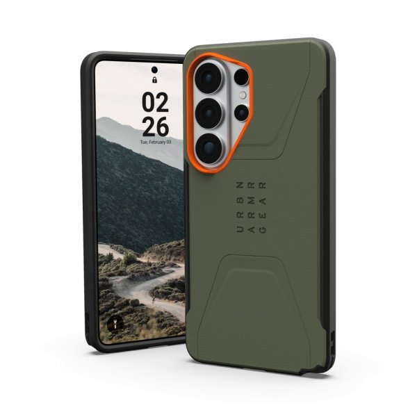 Urban Armor Gear (UAG) Samsung Galaxy S26 Ultra Cover Civilian MagSafe Olive/Orange