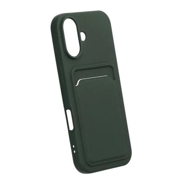 iPhone 17 Cover Kortholder Grøn