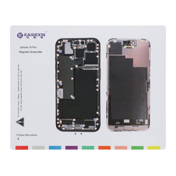 Magnetisk skruvmåtte til iPhone 15 Pro