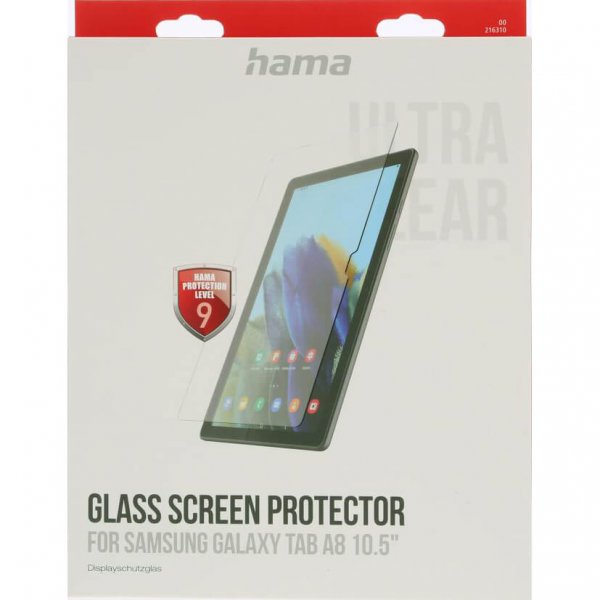 Hama Samsung Galaxy Tab A8 skærmbeskyttelse i hærdet glas