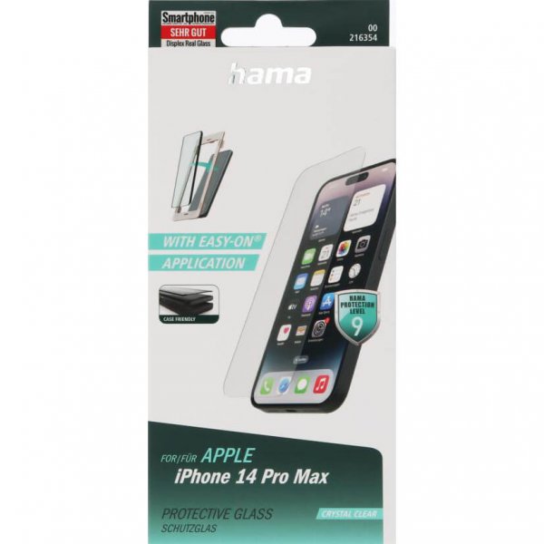Hama iPhone 14 Pro Max Skærmbeskyttelse Protective Glass