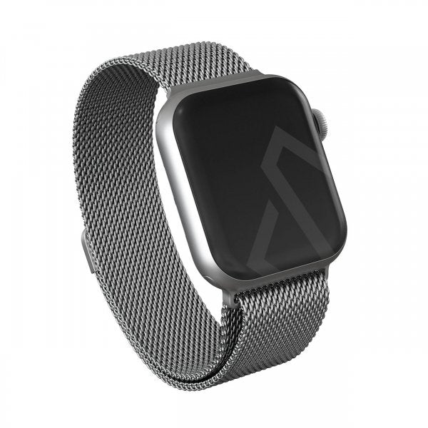 Burga Apple Watch 44/45/46mm/Ultra 49mm Rem Metal Mesh Sølv