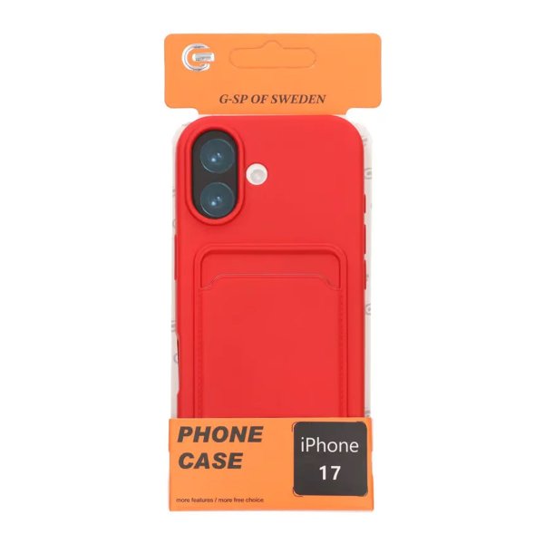 iPhone 17 Cover Pung Rød