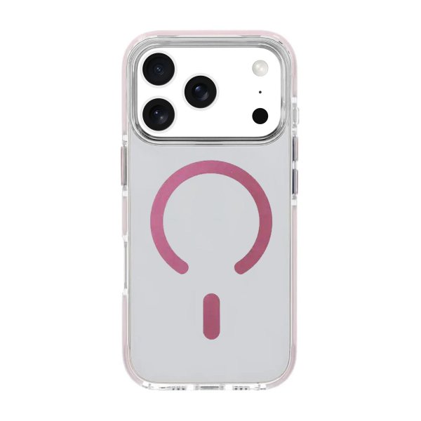 iPhone 17 Pro Max Cover Stødsikker MagSafe Rosa