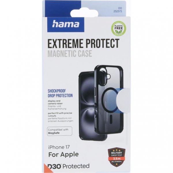 Hama iPhone 17 Cover Extreme Protect MagSafe Sort