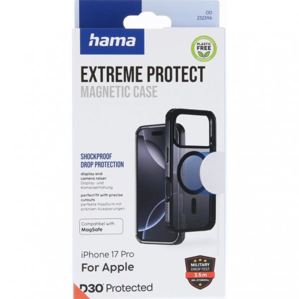 Hama iPhone 17 Pro Cover Extreme Protect MagSafe Sort