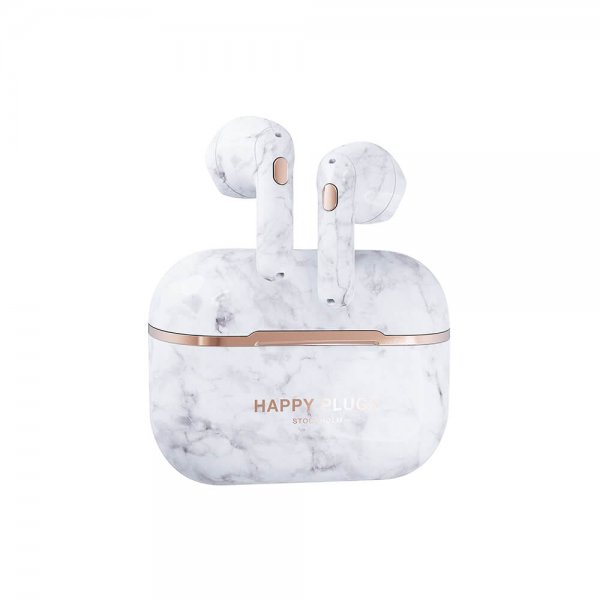 Happy Plugs Hope TWS Hvid Marmor