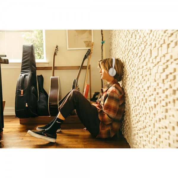 Happy Plugs Play Youth Headphones Hvid