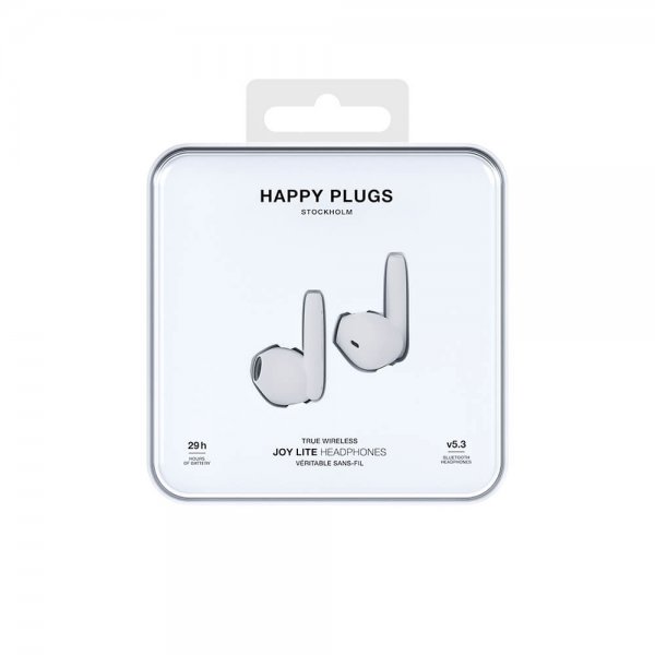 Happy Plugs Høretelefoner Joy Lite In-Ear TWS Hvid