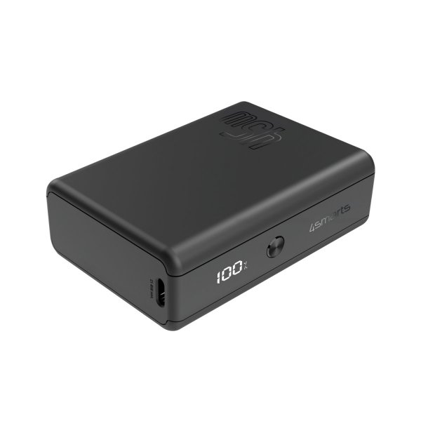 4smarts Powerbank Pocket Slim 10.000 mAh 45W Sort
