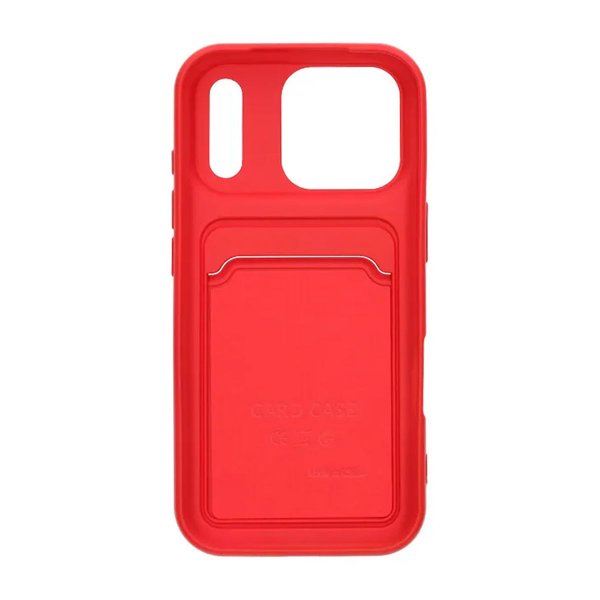 iPhone 17 Pro Cover Kortholder Rød