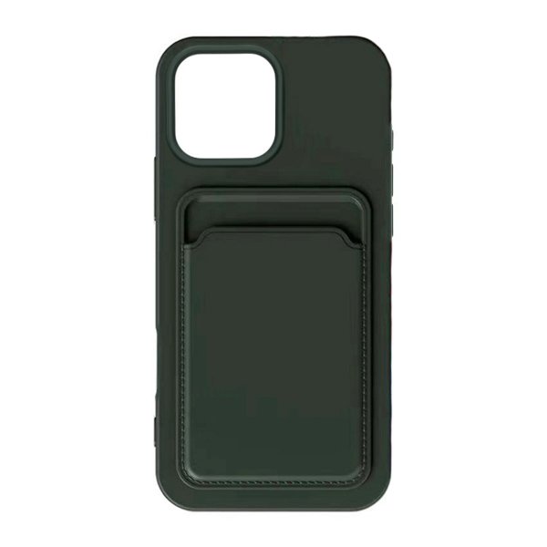 iPhone 16 Pro Max Cover Kortholder Grøn