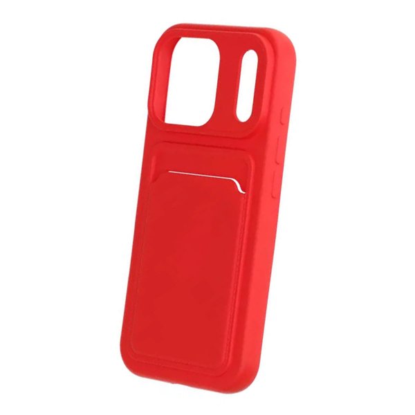 iPhone 17 Pro Cover Kortholder Rød