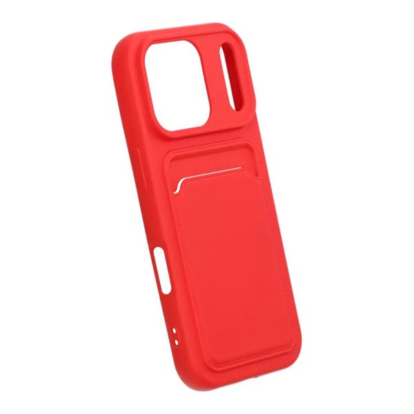iPhone 17 Pro Cover Kortholder Rød